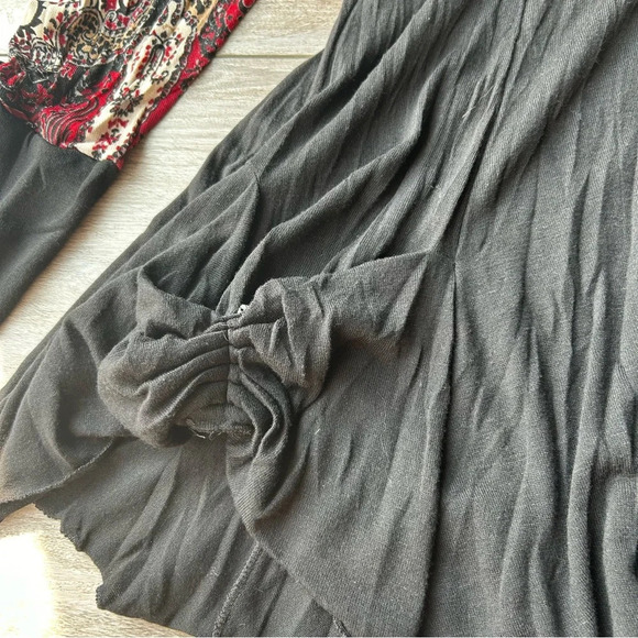 Frank Lyman Paisley Pattern Hooded Sweater Dress Made in Canada - Picture 11 of 16